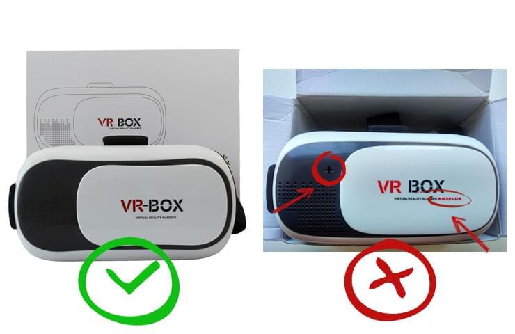Как отличить подделку Vr Box от оригинала