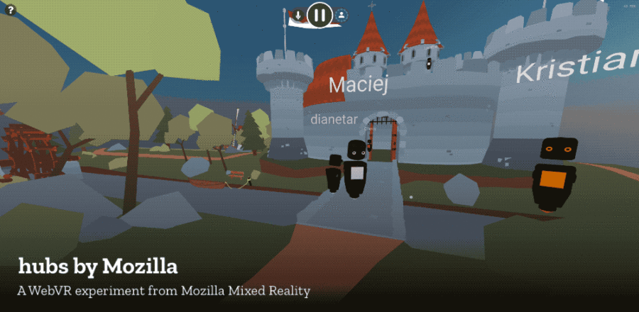 «Hubs» от Mozilla делает VR чат доступным для любых гарнитур и браузеров