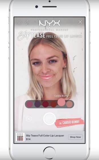 L'Oréal внедряет AR рекламу в Facebook и Instagram