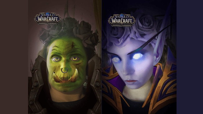 Фильтр World of Warcraft на Snapchat: стань орком или эльфом и сражайся в дополненной реальности