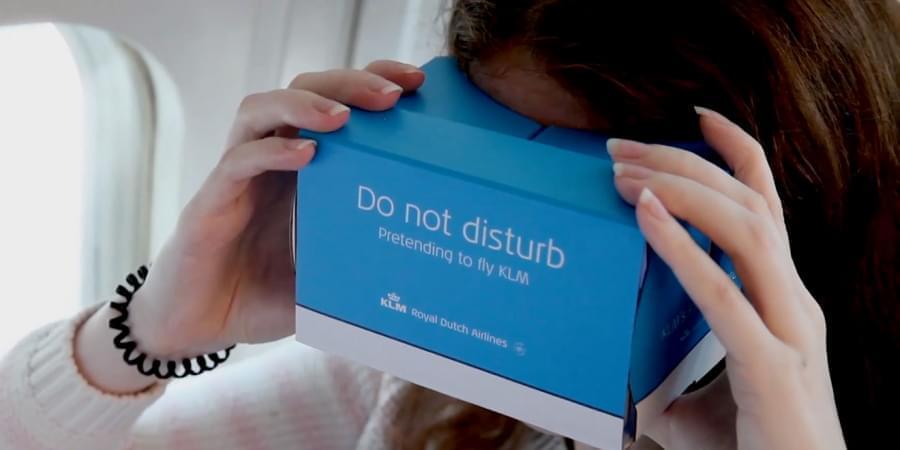 KLM исследует возможные риски использования VR на пассажирских рейсах