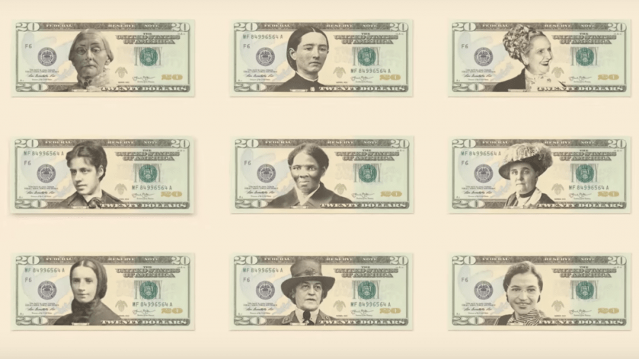 Google помещает при помощи AR на американскую валюту портреты знаменитых женщин