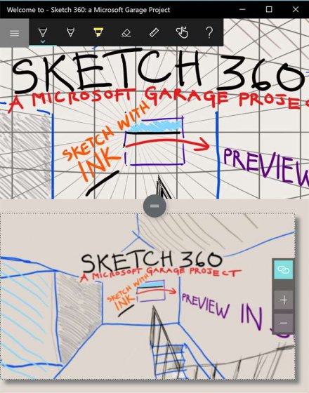 Sketch 360 от Microsoft Garage позволяет быстро создавать эскизы VR сцен