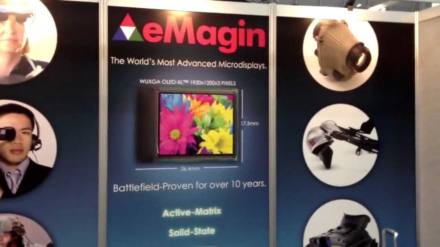 eMagin разрабатывает инновационный OLED микродисплей  для VR гарнитур