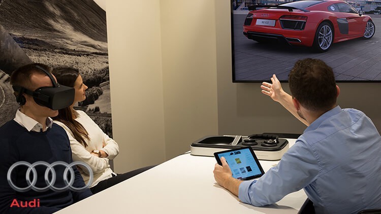 Audi создала 1 000 выставочных VR залов в дилерских центрах по всему миру