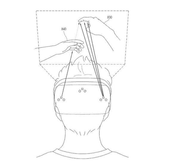 LG патентует VR гарнитуру с гаптической обратной связью и 6 камерами