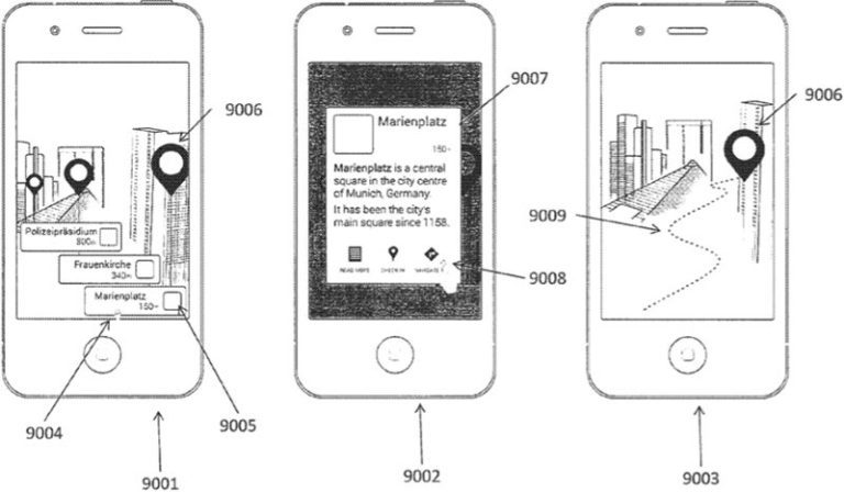 Apple патентует AR навигацию для смарт-очков и смартфонов