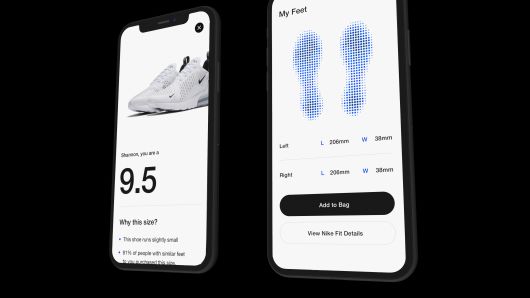 Nike внедряет функцию AR примерки кроссовок в мобильном приложении и магазинах