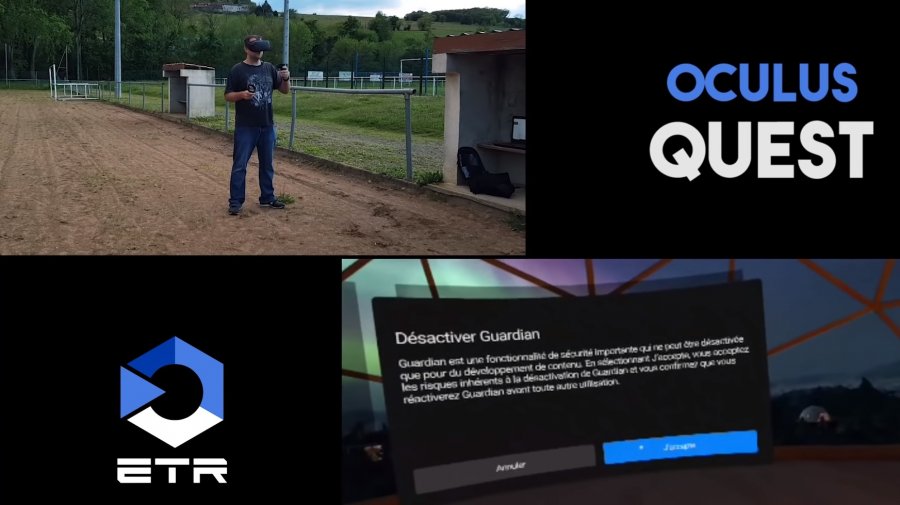 Эксперимент с Oculus Quest на улице