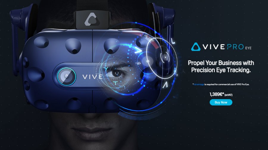 Гарнитура Vive Pro Eye уже доступна в Европе за €1 700
