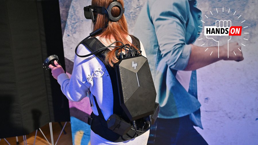 HP анонсирует новый мощный VR рюкзак