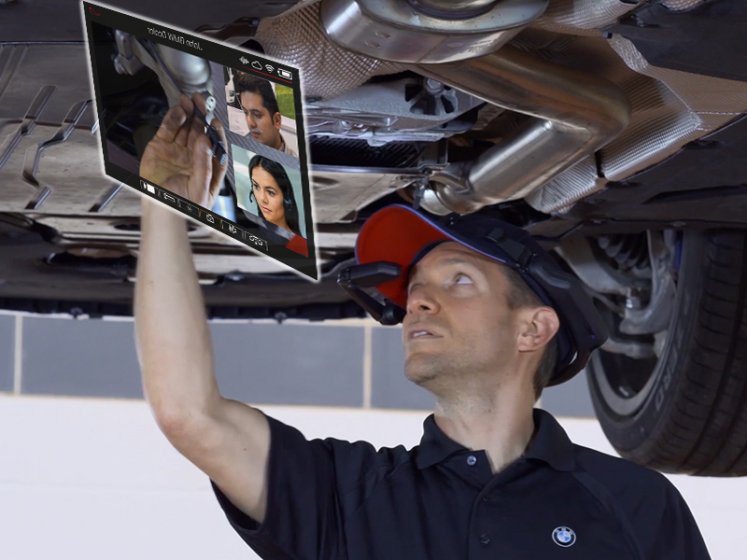 BMW использует AR для технического обслуживания и ремонта автомобилей