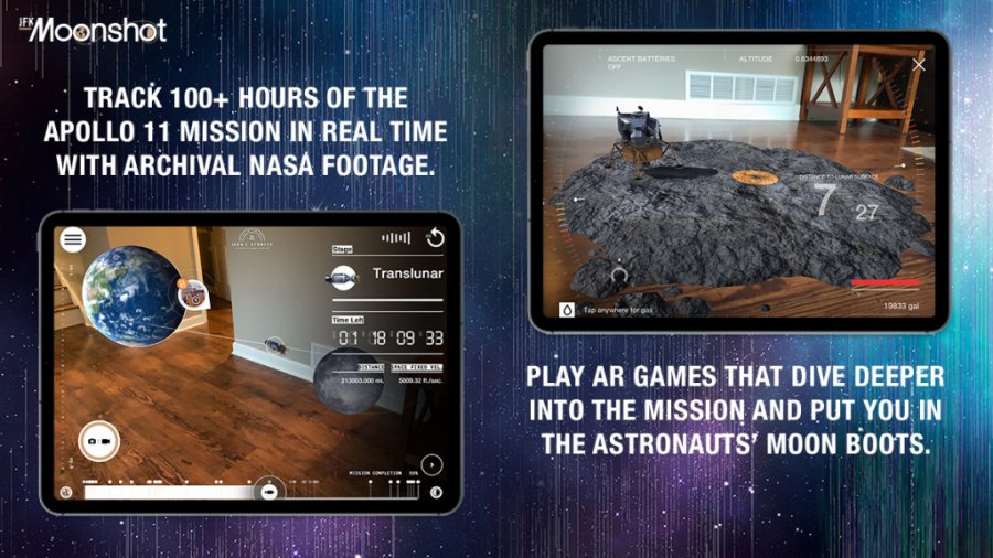 JFK Moonshot: AR приложение в честь 50-летия посадки на Луну