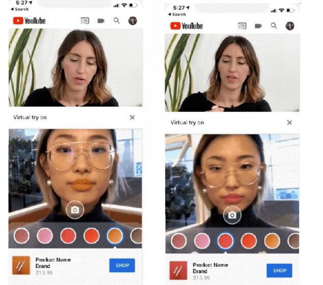 Google добавляет AR эффекты в YouTube