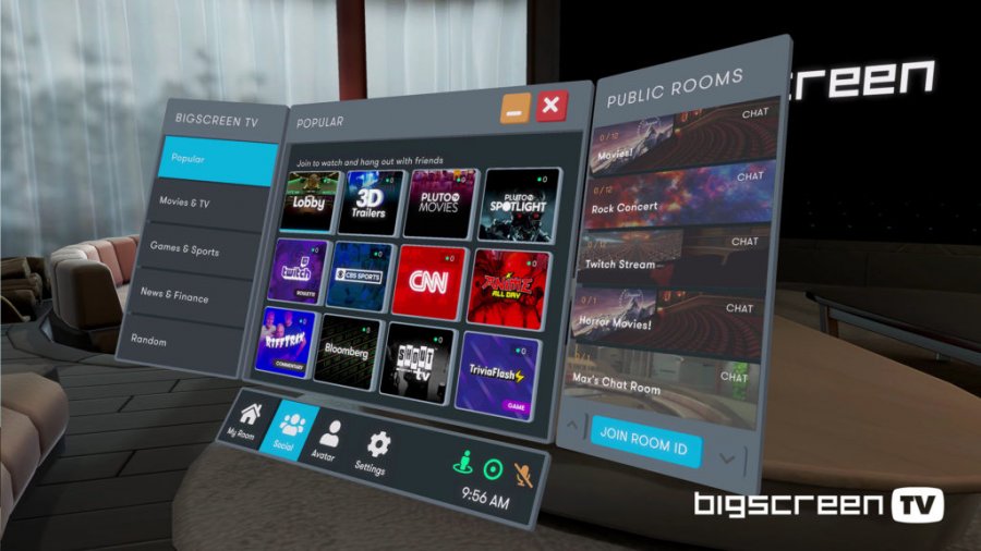 Bigscreen TV предоставляет доступ к 50+ контентным каналам