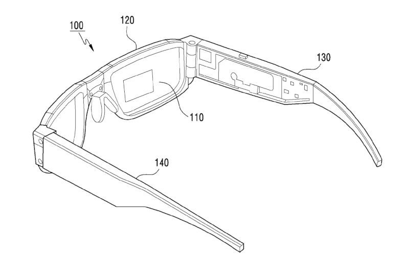 Samsung патентует компактные складывающиеся AR очки