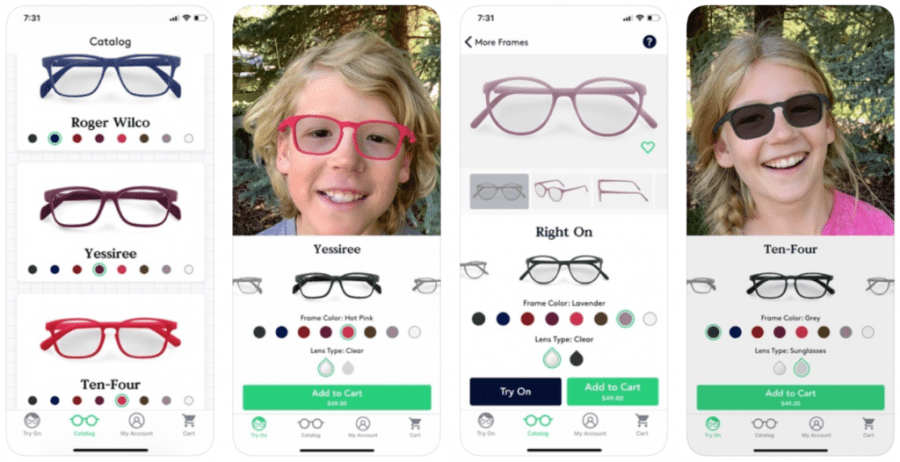 AR-стартап помогает детям подобрать очки