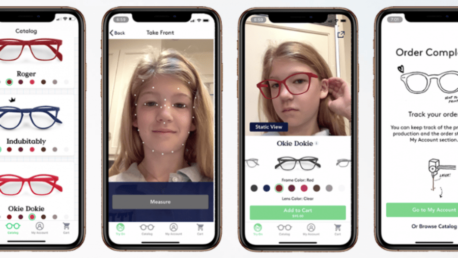 AR-стартап помогает детям подобрать очки