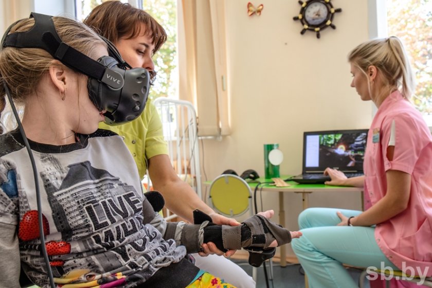 В Беларуси реализуется инновационный проект по реабилитации детей с ДЦП при помощи виртуальной реальности