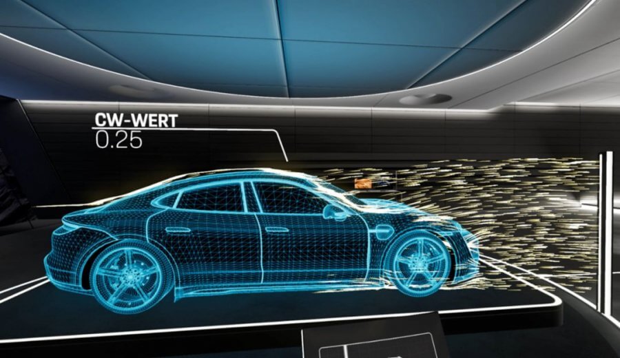 Porsche демонстрирует новую модель Taycan при помощи VR