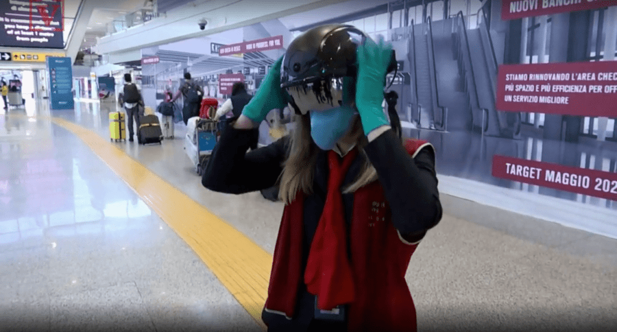 Итальянский аэропорт использует тепловизионные AR-гарнитуры для выявления потенциальных больных