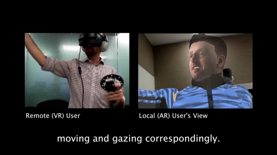 Система VROOM от Microsoft Research сочетает в себе AR-аватары в натуральную величину с роботами