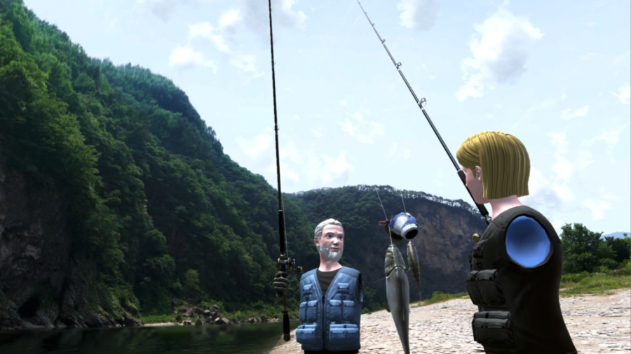 Невероятная рыбалка с друзьями на Oculus Quest