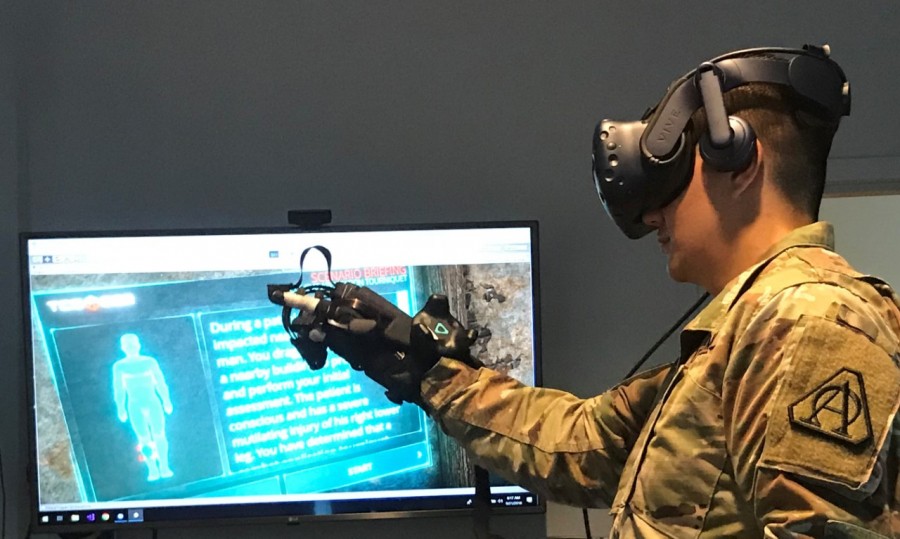 Компания ECS получила грант на создание обучающей VR-программы медиков для армии США