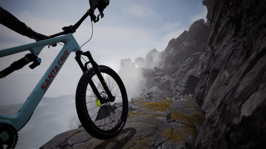 VR-симулятор езды на горном велосипеде