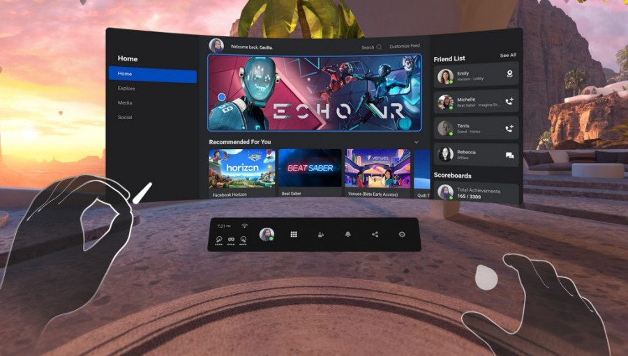 Oculus Link продолжит работу со SteamVR после нативной интеграции в интерфейс Quest