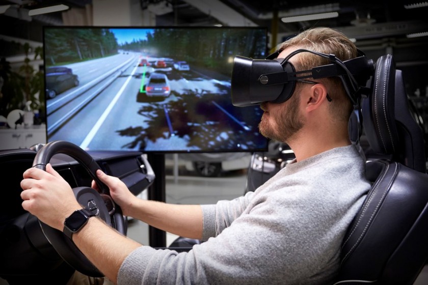 Volvo представила VR-симулятор вождения, разработанный вместе с Unity, Varjo и Teslasuit
