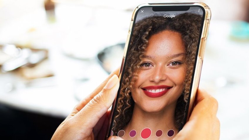 Google внедряет AR-примерку макияжа