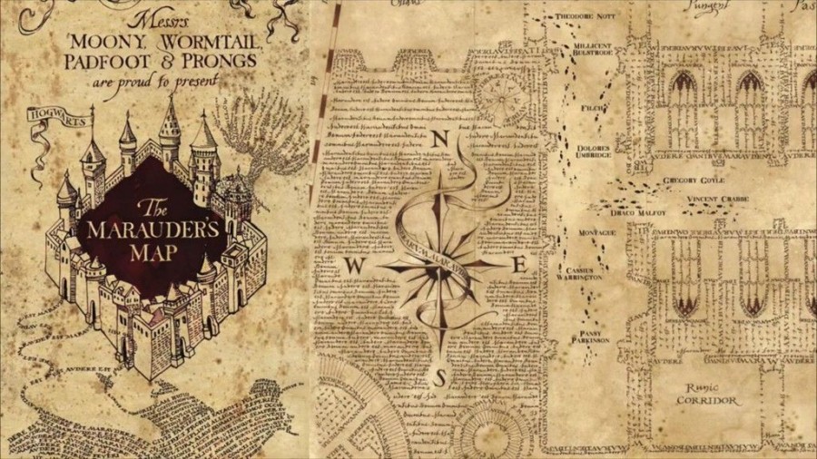Карта Мародеров из Гарри Поттера создана при помощи AR