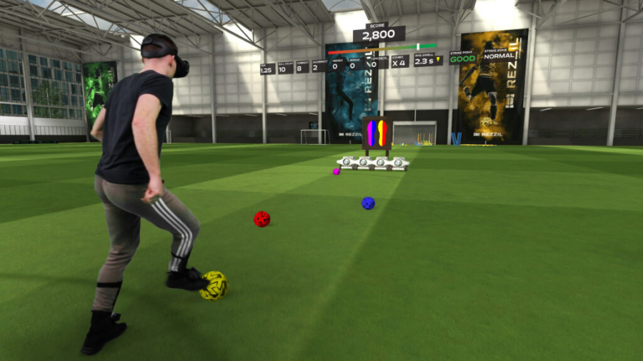 Футбольный VR-тренажер Rezzil Player 21 стал доступен в Steam и Viveport