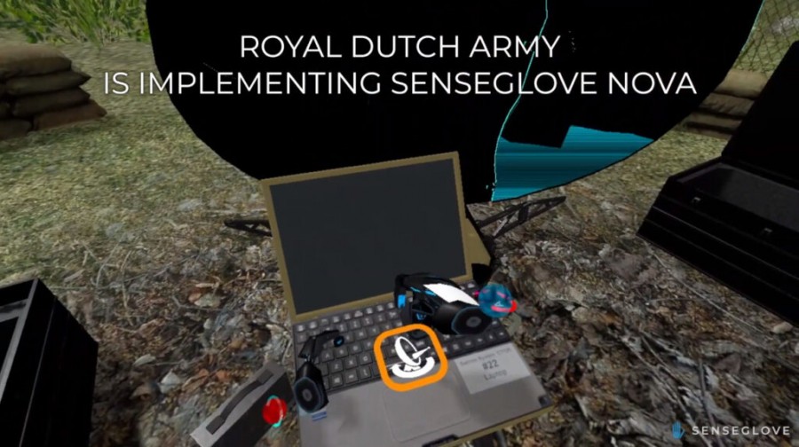 Королевская армия Нидерландов использует VR-перчатку SenseGlove Nova для подготовки военных