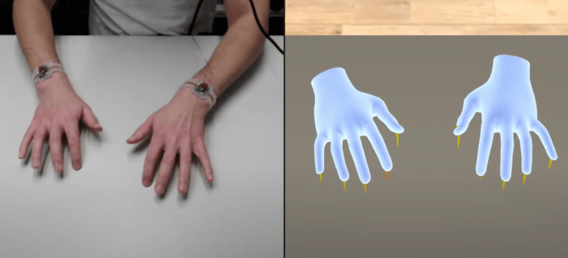 TapID - решение для трекинга пальцев и ввода текста в VR
