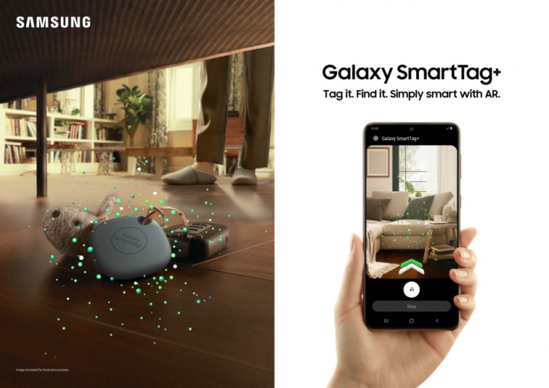 Samsung Galaxy SmartTag+ позволяет пользователям находить потерянные предметы при помощи AR