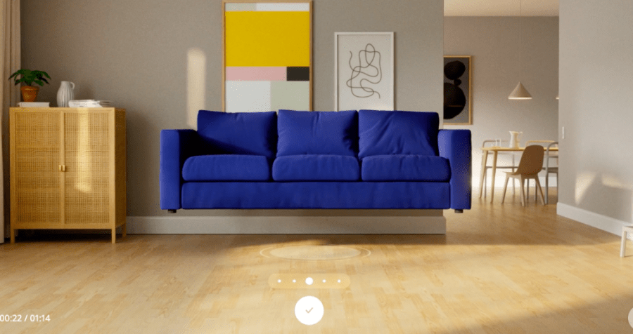 IKEA Studio позволяет обустроить целую комнату при помощи AR