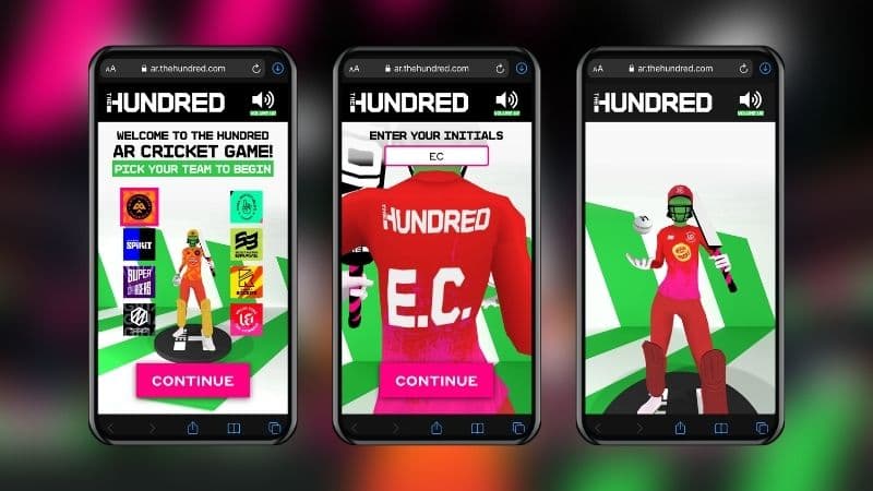 Рекламная AR-игра The Hundred популяризирует турнир по крикету
