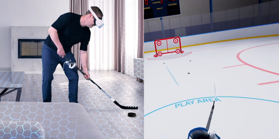 Hockey VR - тренировка ударов в хоккее в VR