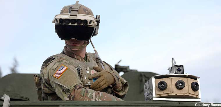 Армия США продолжает тестирование AR-системы на базе Microsoft Hololens 2