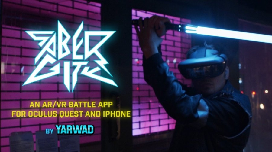 Saber City - игра в смешанной реальности на Meta Quest и Iphone