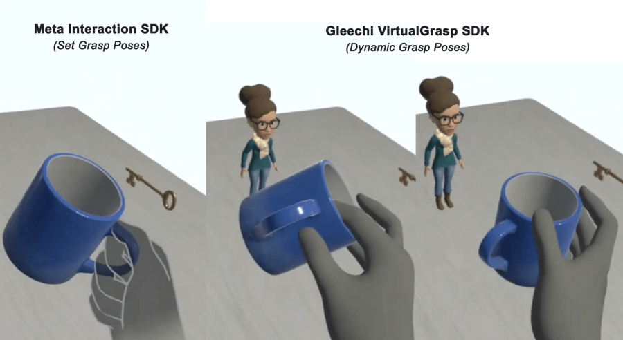 Стартап Gleechi предлагает динамическое взаимодействие рук с предметами в VR