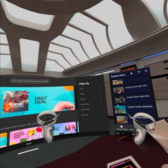Установка SideQuest в виде VR-приложения на Quest 2