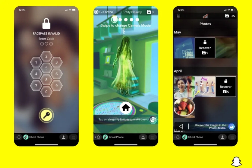 Новая AR-игра от Snapchat позволит вам охотиться на призраков