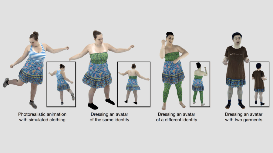 Meta* представила исследования в области фотореалистичной одежды для аватаров