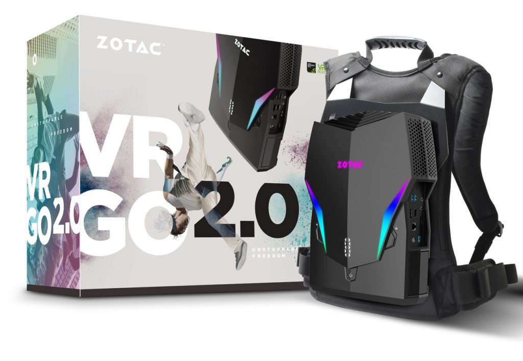 ZOTAC объявляет о выпуске рюкзачного ПК VR GO 2.0