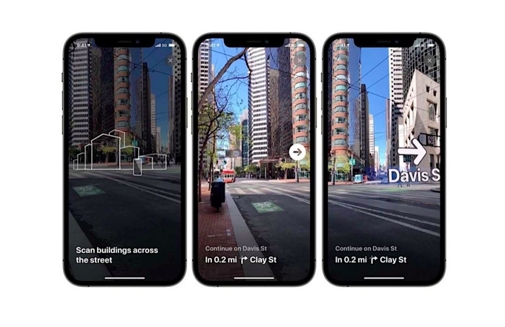 Крупное обновление AR-навигации в Apple Maps