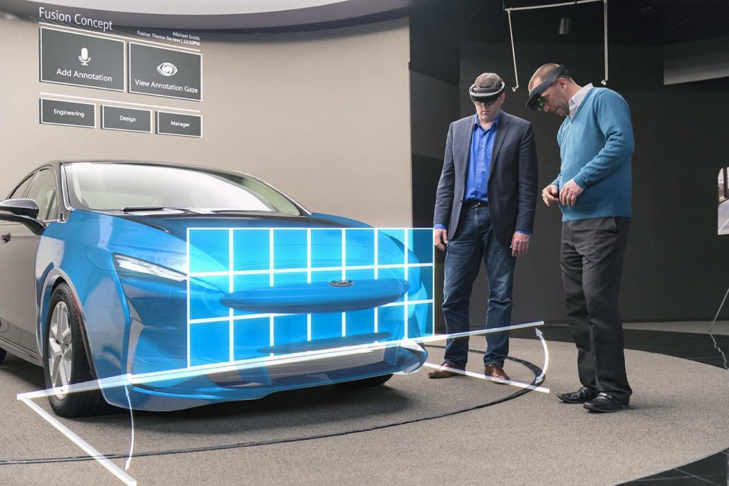 Ford использует Microsoft HoloLens для дизайна автомобилей