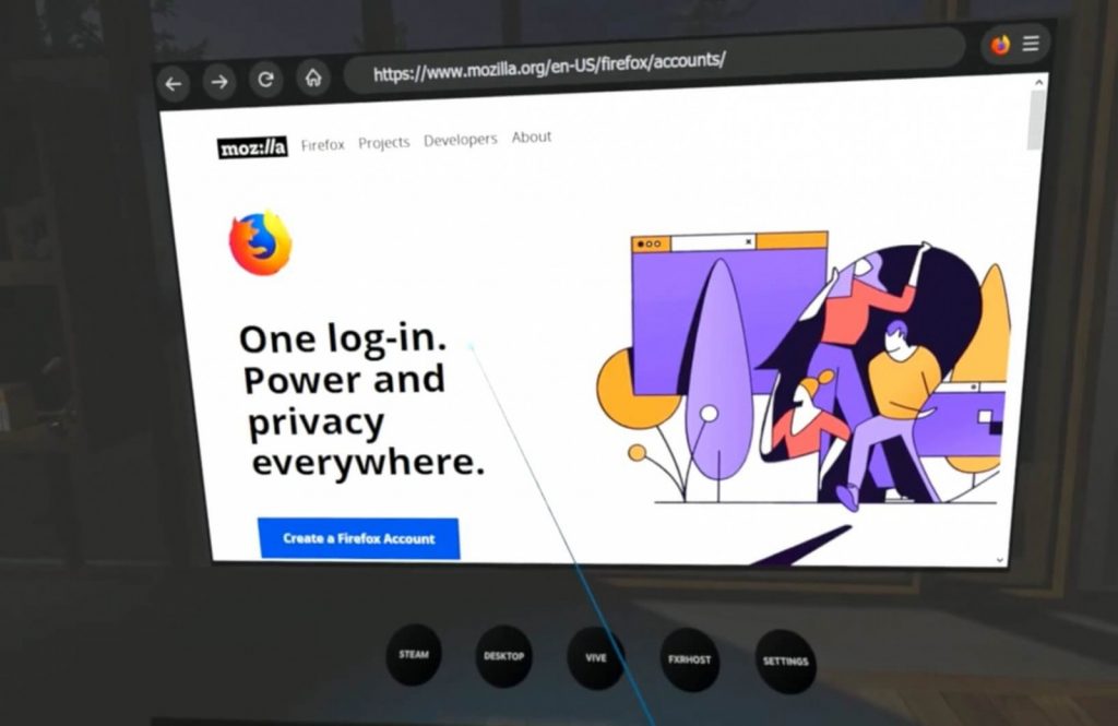 Партнерство Valve и Mozilla: Firefox Reality появится в SteamVR